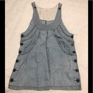 Suspender Denim Dress